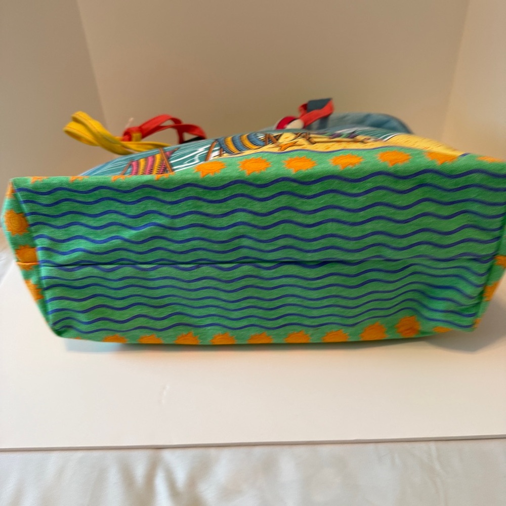 Crazy Bags Beach Zippered Tote NWT Tropical Medium - Picture 6 of 7